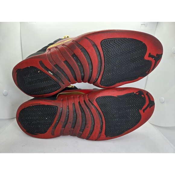 Jordan 12 Low SE Super Bowl LV Shoes Mens 12 Black Varsity Red Athletic Sneakers main image 5